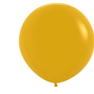 46cm Fashion Mustard Sempertex Latex Balloons #30222618 - Pack of 25