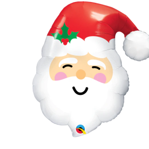 81cm Santa Shape Foil Balloon #28163 - Each  (Pkgd.)