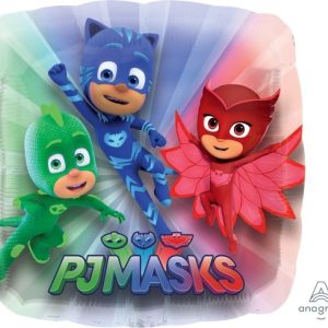71cm Licensed SuperShape Panoramic PJ Masks Foil Balloon #4034674 - Each (Pkgd.) 71cm Self Sealing Foil Balloon