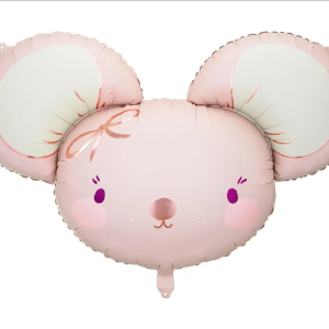 96cm Shape Mouse Light Pink Foil Balloon #2526190 - Each (Pkgd.)