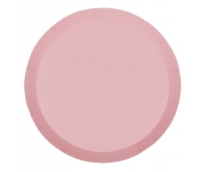 Paper Party Paper Round Dinner Plate 9" Classic Pink #6180CPP - 20pk(Pkgd.)