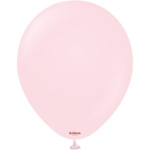 30cm Standard Light Pink Kalisan Plain Latex Balloons #11223251 - Pack of 100     Kalisan Balloons are manufactured in Türkiye and are know for being premium quality, durable natural latex balloons. Please note balloon colours may vary slightly from how they appear on the screen.