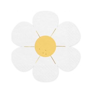 Napkin Paper Daisy 16 x 16.5cm #25SPK36 - Pack of 12