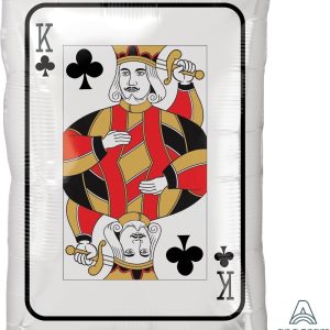 43cm Shape Roll the Dice King and Ace Foil Balloon #4039705 - Each (Pkgd.)