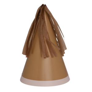 Paper Party Party Hat with Tassel Topper Acorn #6150ACP - 10pk(Pkgd.)