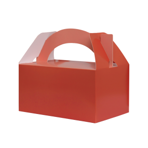 Paper Party Lunch Box Cherry #6230CPP - 5Pk (Packaged) 20cm x 12cm x 17.5cm Professional Quality, Strong, Vibrant, Reliable & RECYCLABLE! Super Versatile! Use for loot boxes, table decorations, gift boxes, bomboniere and so much more!  Customise and personalise to create stunning party accessories.