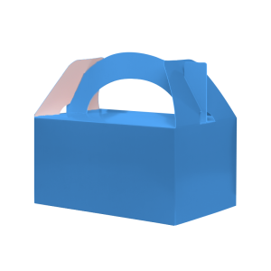 Paper Party Lunch Box Sky Blue #6230SBP - 5Pk (Packaged) 20cm x 12cm x 17.5cm Professional Quality, Strong, Vibrant, Reliable & RECYCLABLE! Super Versatile! Use for loot boxes, table decorations, gift boxes, bomboniere and so much more!  Customise and personalise to create stunning party accessories.