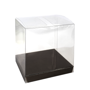 Paper Party Clear Favour Box Black #6250BKP - 10pk(Pkgd.)