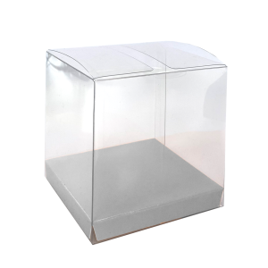 Paper Party Clear Favour Box Cool Grey #6250CGP - 10pk(Pkgd.)