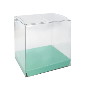 Paper Party Clear Favour Box Mint Green #6250MTP - 10pk(Pkgd.)