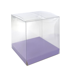 Paper Party Clear Favour Box Pastel Lilac #6250PLP - 10pk(Pkgd.)