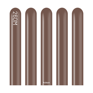 260M Standard Chocolate Brown Kalisan Plain Latex #10223451 - Pack of 100