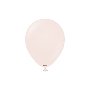12cm Standard Pink Blush Kalisan Plain Latex Balloons #10523481 - Pack of 100     Kalisan Balloons are manufactured in Türkiye and are know for being premium quality, durable natural latex balloons. Please note balloon colours may vary slightly from how they appear on the screen.