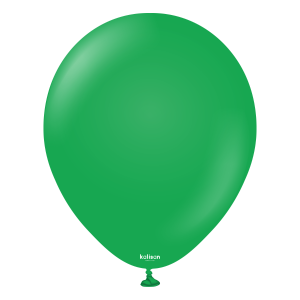 30cm Standard Green Kalisan Plain Latex Balloons #11223161 - Pack of 100     Kalisan Balloons are manufactured in Türkiye and are know for being premium quality, durable natural latex balloons. Please note balloon colours may vary slightly from how they appear on the screen.