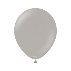 30cm Standard Grey Kalisan Plain Latex Balloons #11223351 - Pack of 100     Kalisan Balloons are manufactured in Türkiye and are know for being premium quality, durable natural latex balloons. Please note balloon colours may vary slightly from how they appear on the screen.