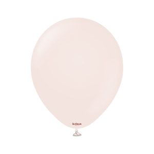 30cm Standard Pink Blush Kalisan Plain Latex Balloons #11223481 - Pack of 100   Kalisan Balloons are manufactured in Türkiye and are know for being premium quality, durable natural latex balloons. Please note balloon colours may vary slightly from how they appear on the screen.