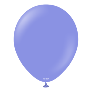 30cm Standard Periwinkle Kalisan Plain Latex Balloons #11223551 - Pack of 100     Kalisan Balloons are manufactured in Türkiye and are know for being premium quality, durable natural latex balloons. Please note balloon colours may vary slightly from how they appear on the screen.
