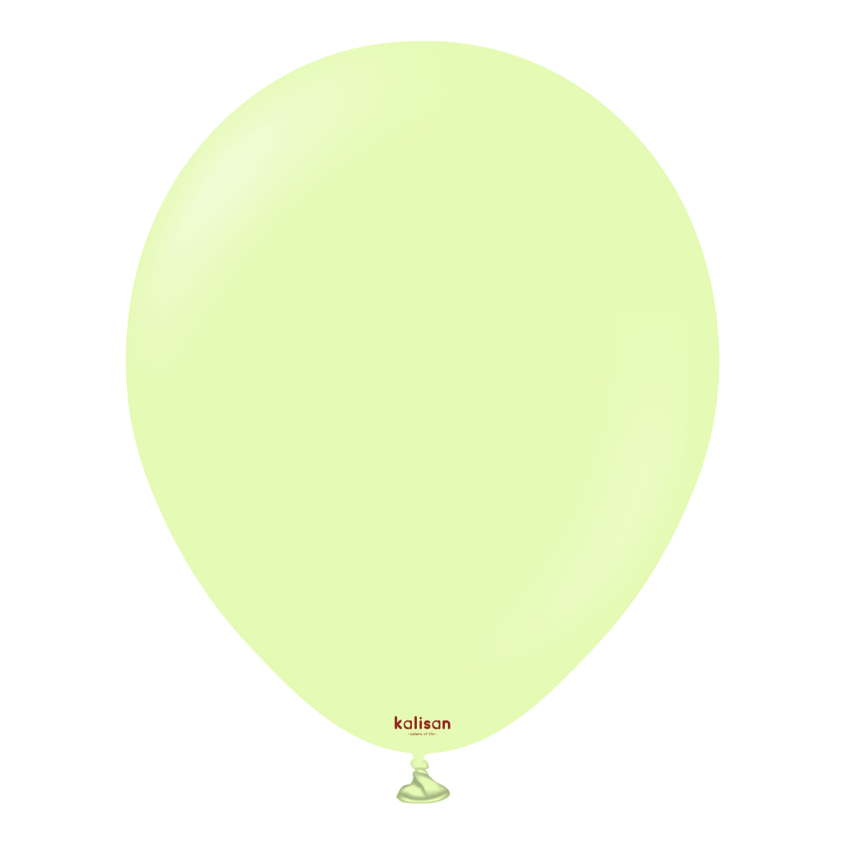 30cm Macaron Pistachio Kalisan Plain Latex Balloons #11230131 - Pack of 100 Kalisan Balloons are manufactured in Türkiye and are know for being premium quality, durable natural latex balloons. Please note balloon colours may vary slightly from how they appear on the screen.