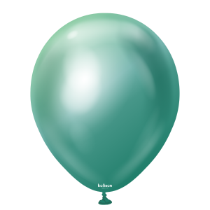 30cm Mirror Green Kalisan Plain Latex Balloons #11250062 - Pack of 50     Kalisan Balloons are manufactured in Türkiye and are know for being premium quality, durable natural latex balloons. Please note balloon colours may vary slightly from how they appear on the screen.