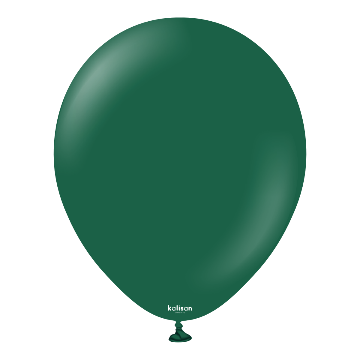 46cm Standard Dark Green Kalisan Plain Latex Balloons #11823290 - Pack of 25 Kalisan Balloons are manufactured in Türkiye and are know for being premium quality, durable natural latex balloons. Please note balloon colours may vary slightly from how they appear on the screen.
