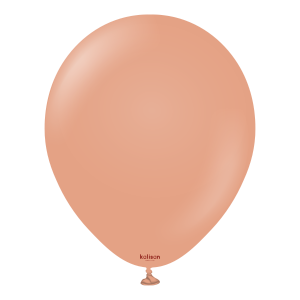 46cm Standard Clay Pink Kalisan Plain Latex Balloons #11823510 - Pack of 25     Kalisan Balloons are manufactured in Türkiye and are know for being premium quality, durable natural latex balloons. Please note balloon colours may vary slightly from how they appear on the screen.