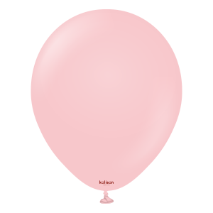 46cm Macaron Pink Kalisan Plain Latex Balloons #11830020 - Pack of 25   Kalisan Balloons are manufactured in Türkiye and are know for being premium quality, durable natural latex balloons. Please note balloon colours may vary slightly from how they appear on the screen.