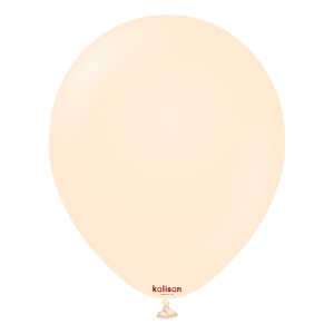 46cm Macaron Salmon Kalisan Plain Latex Balloons #11830060 - Pack of 25   Kalisan Balloons are manufactured in Türkiye and are know for being premium quality, durable natural latex balloons. Please note balloon colours may vary slightly from how they appear on the screen.