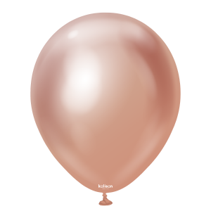 46cm Mirror Rose Gold Kalisan Plain Latex Balloons #11850070 - Pack of 25     Kalisan Balloons are manufactured in Türkiye and are know for being premium quality, durable natural latex balloons. Please note balloon colours may vary slightly from how they appear on the screen.