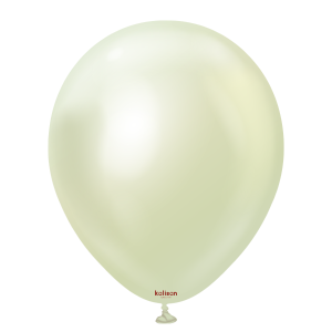 46cm Mirror Green Gold Kalisan Plain Latex Balloons #11850120 - Pack of 25     Kalisan Balloons are manufactured in Türkiye and are know for being premium quality, durable natural latex balloons. Please note balloon colours may vary slightly from how they appear on the screen.
