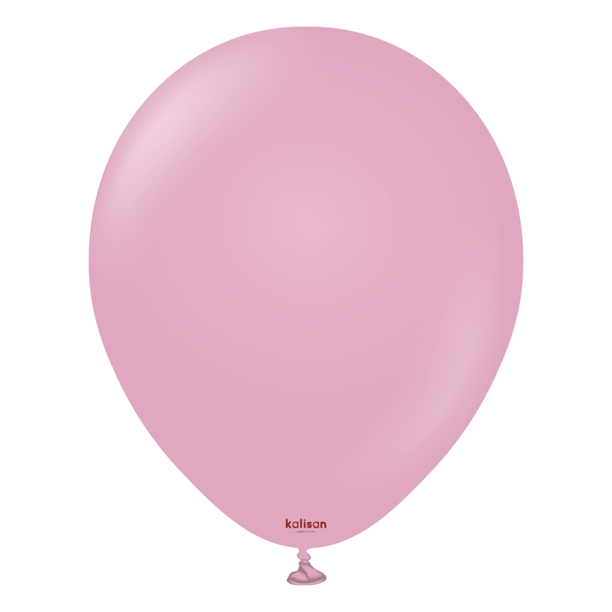 46cm Retro Dusty Rose Kalisan Plain Latex Balloons #1188013010 - Pack of 10 Kalisan Balloons are manufactured in Türkiye and are know for being premium quality, durable natural latex balloons. Please note balloon colours may vary slightly from how they appear on the screen.