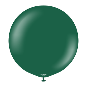 60cm Standard Dark Green Kalisan Plain Latex Balloons #12423296 - Pack of 2     Kalisan Balloons are manufactured in Türkiye and are know for being premium quality, durable natural latex balloons. Please note balloon colours may vary slightly from how they appear on the screen.