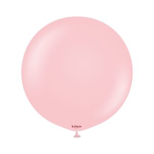 60cm Macaron Pink Kalisan Plain Latex Balloons #12430026 - Pack of 2     Kalisan Balloons are manufactured in Türkiye and are know for being premium quality, durable natural latex balloons. Please note balloon colours may vary slightly from how they appear on the screen.