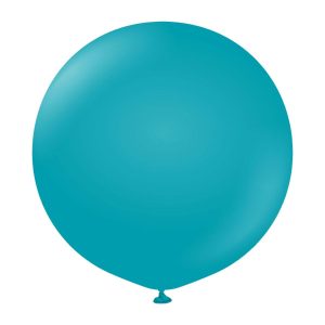 90cm Standard Turquoise Kalisan Plain Latex Balloons #13623186 - Pack of 2     Kalisan Balloons are manufactured in Türkiye and are know for being premium quality, durable natural latex balloons. Please note balloon colours may vary slightly from how they appear on the screen.