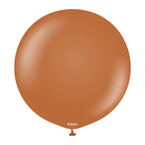 90cm Standard Caramel Brown Kalisan Plain Latex Balloons #13623466 - Pack of 2     Kalisan Balloons are manufactured in Türkiye and are know for being premium quality, durable natural latex balloons. Please note balloon colours may vary slightly from how they appear on the screen.