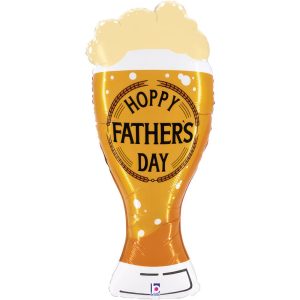 60cm Shape Hoppy Father's Day Beer Foil Balloon #2525175P - Each (Pkgd.)