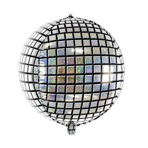 40cm Holographic Disco Ball Foil Balloon #25PDFB36 - Each (Pkgd.)