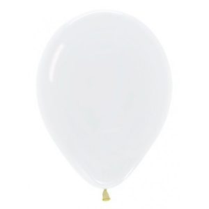 30cm Crystal Clear (390) Sempertex Latex Balloons #30206809 - Pack of 25
