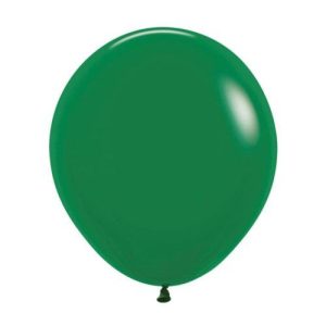 46cm Fashion Forest Green Sempertex Latex Balloons #30222585 - Pack of 25