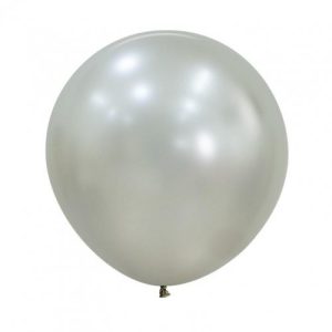 60cm Round Silk Cream Pearl Sempertex Plain Latex #30222815 - Pack of 3