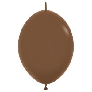 30cm Fashion Coffee Link-O-Loons Latex Balloons #30223121 - Pack of 50