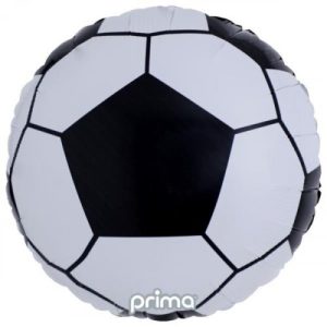 45cm Round Soccer Ball Foil Balloon #30P602119 - Each (Pkgd.)