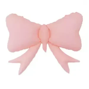 79cm Super Shape Bow Pink Foil Balloon  79cm x 62cm Air inflation only.