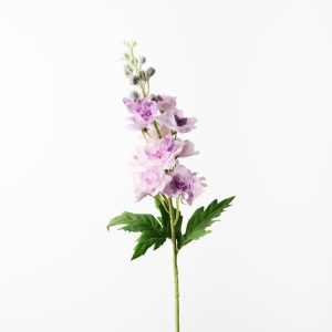Delphinium Lavender 72cml The Delphinium stem comes in a variety of vibrant colours, it has a fresh touch finish that enhances its likeness to the real thing.