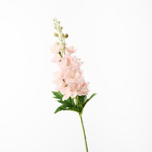 Delphinium Peach 72cml The Delphinium stem comes in a variety of vibrant colours, it has a fresh touch finish that enhances its likeness to the real thing.