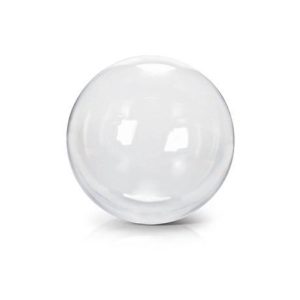 Clear Sphere 30cm Balloons #JTECB30 - Each (Pkgd) (30cm is the circumference when fully inflated) Sizing & Inflation Instructions  Inflate using air or helium To ensure they remain round, inflate only once No pre-stretching required