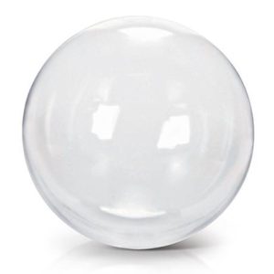 Clear Sphere 76cm Balloons #JTECB76 - Each (Pkgd) (76cm is the circumference when fully inflated) Sizing & Inflation Instructions  Inflate using air or helium To ensure they remain round, inflate only once   No pre-stretching required