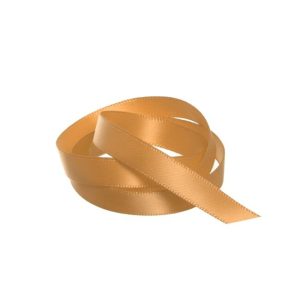 Ribbon Satin New Gold Deluxe Double Faced 10mm x 25m #KC211025NGO - Each This 10mm wide double face satin ribbon in New Gold has a smooth, silky and shiny surface on both sides, and it is made from a high-quality polyester material giving it a luxurious appearance. The ribbon is durable and can withstand wear and tear without fraying easily. Perfect for gift wrapping and packaging to add a touch of elegance and sophistication to presents and gift boxes, it can be used in fashion design to embellish garments, as a trim on dresses or hats, or as a decorative element on shoes or handbags as well being used in floral arrangements, wedding decorations, and other event decor to add a pop of color and texture to the design.