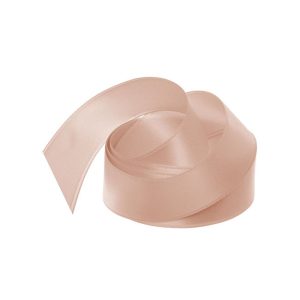 Ribbon Satin Rose Gold Deluxe Double Faced 25mm x 25m #KC212525RG - Each Use this ribbon for special bouquets for weddings and events or floral bouquet creations in general. Create a luxurious and rich look with this glossy and reversible double face satin ribbon made from high-quality polyester material. The ribbon is durable and can withstand wear and tear without fraying easily. Not only perfect for floral bouqets but also for gift wrapping and packaging to add a touch of elegance and sophistication to presents and gift boxes, it can be used in fashion design to embellish garments or hats or as a sash, as well being used for wedding decorations, and other event decor to add a pop of color and texture to the design.