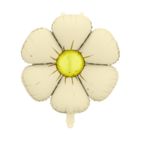 65cm Shape Daisy Garland Cream Foil Balloon #PDFBZ5079 - Each (Pkgd.)