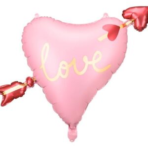 76cm Shape Heart with Arrow Foil Balloon #25PD26172 - Each (Pkgd.)